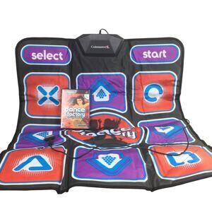 Playstation 2 Dance Factory Video Game and Dance Factory Floor Dance Mat Bundle